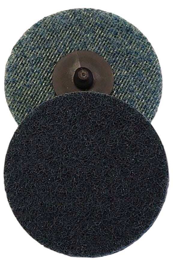 Glit/Gemtex Fine Grade Surface Preparation Disc, 3 in Dia, Blue, Pack of 25 1048779